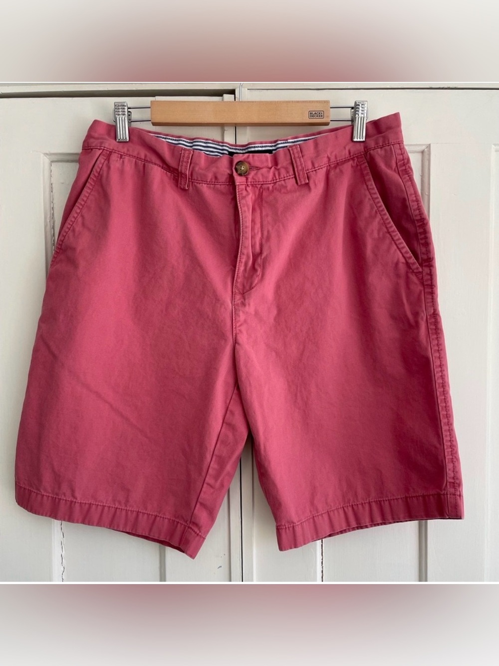 Tommy Hilfiger Chinos Shorts Mens Classic Cotton Twill Dusty Rose Size 34